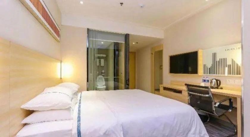 Bed in City Comfort Inn Zhongshan Lihe Square Walmart Branch