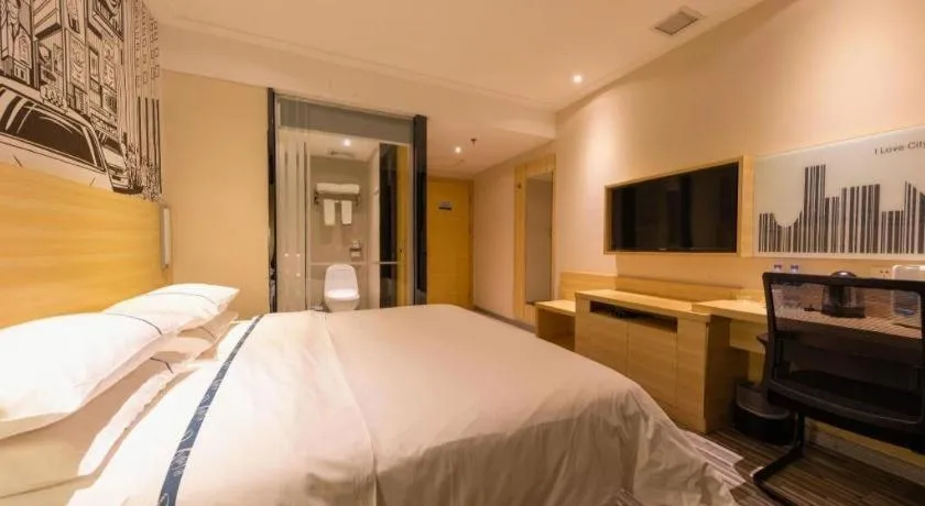 Bed in City Comfort Inn Zhongshan Lihe Square Walmart Branch