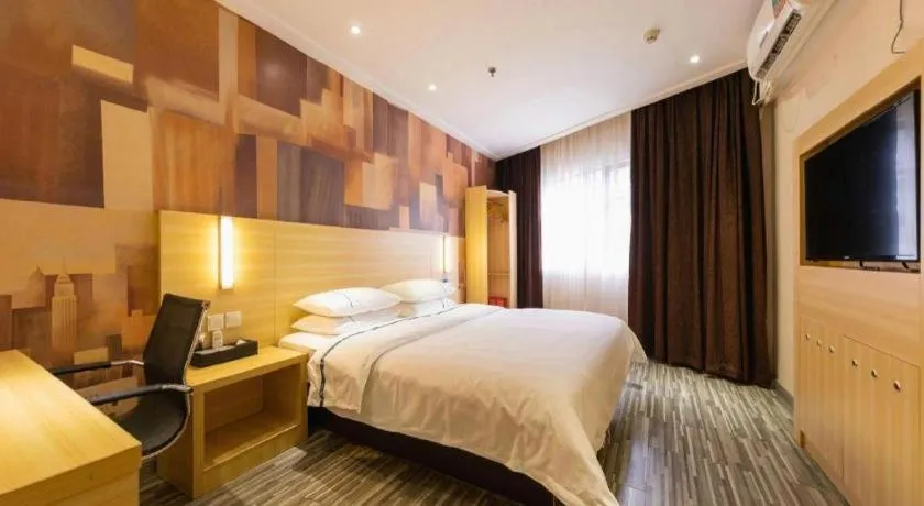 Bed in City Comfort Inn Zhongshan Lihe Square Walmart Branch