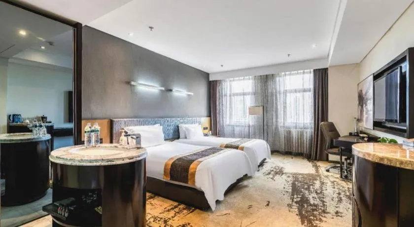 Bed in Harbin Splendent Hotel