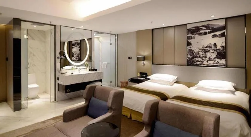 Bed in Harbin Splendent Hotel