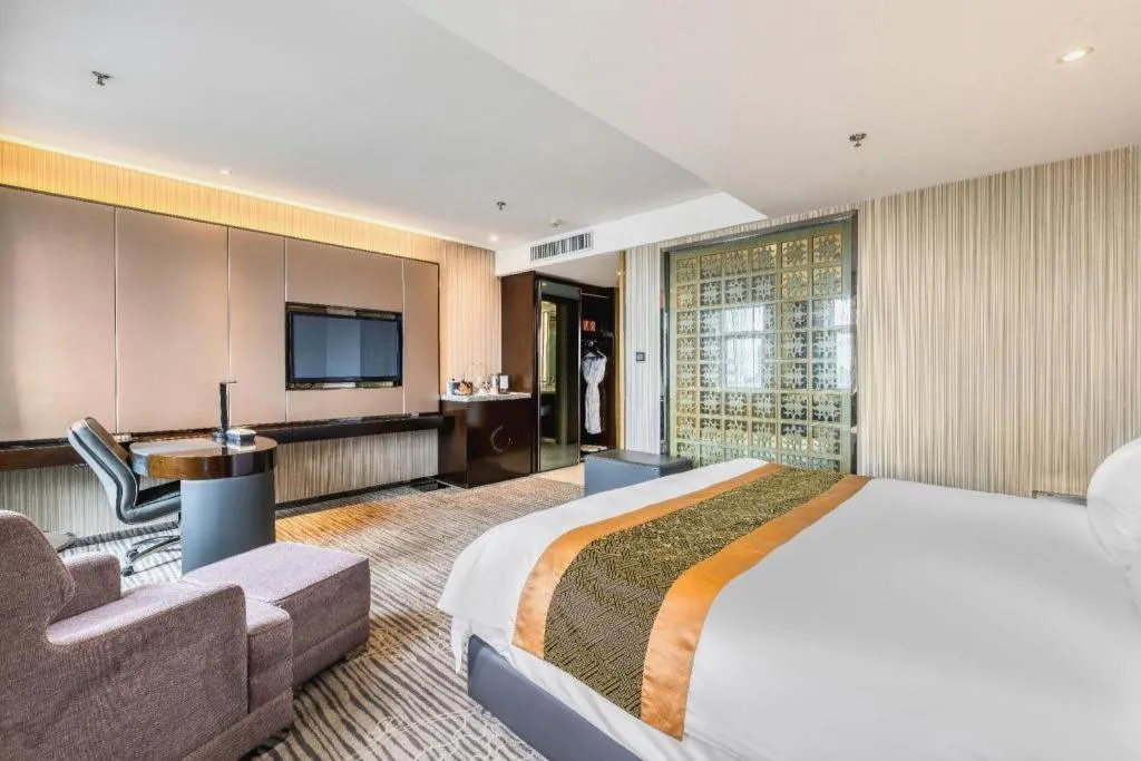 Bed in Harbin Splendent Hotel