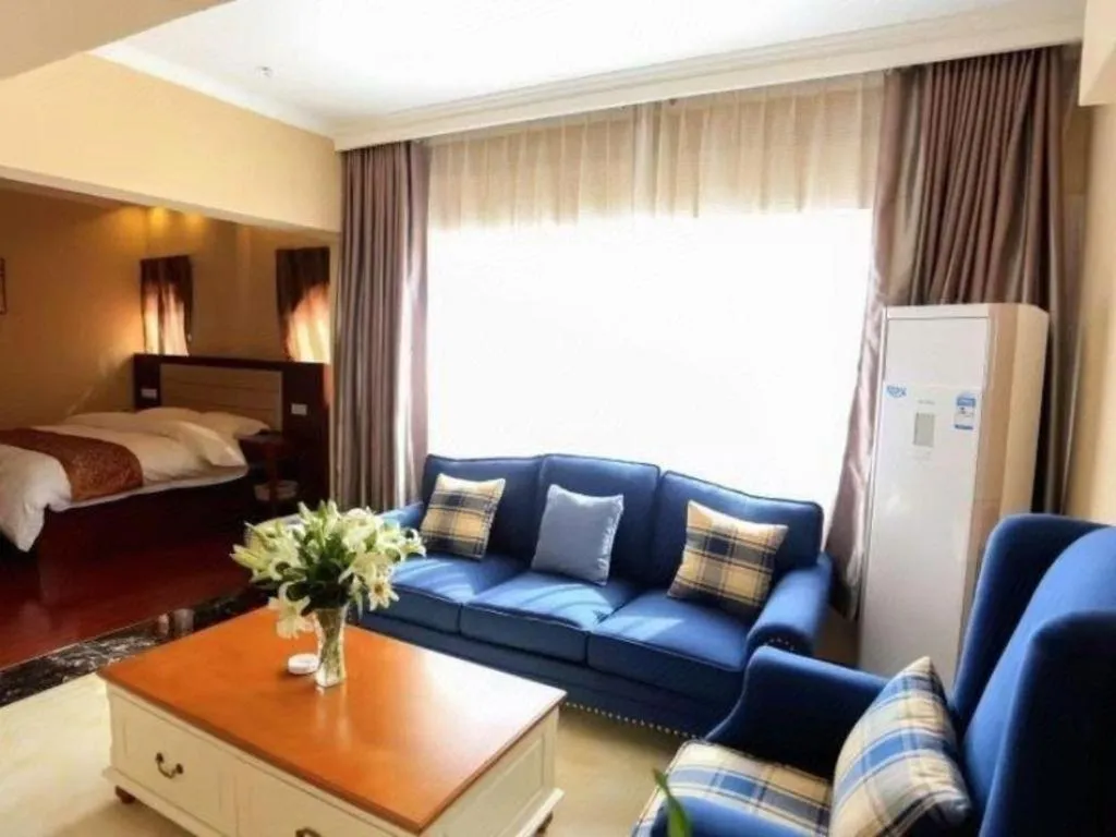 Bed in GreenTree Inn Shandong Yuncheng Ximen Street Songjiang Kung Fu School Business Hotel