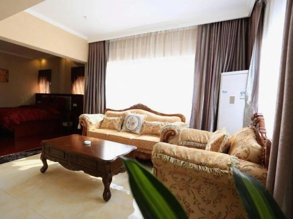 Bed in GreenTree Inn Shandong Yuncheng Ximen Street Songjiang Kung Fu School Business Hotel