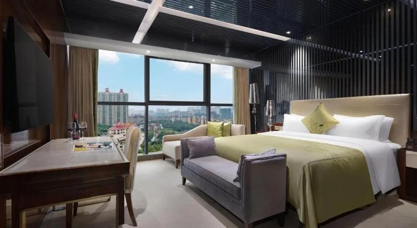 Bed in Yongzhou Chuang Fa Cheng XiaoXiangYi Hotel