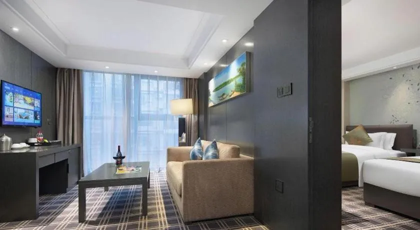 Bed in Yongzhou Chuang Fa Cheng XiaoXiangYi Hotel