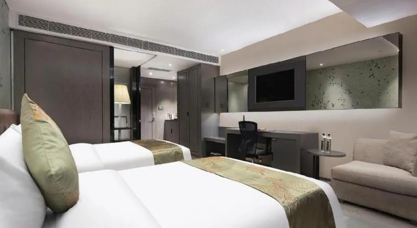 Bed in Yongzhou Chuang Fa Cheng XiaoXiangYi Hotel