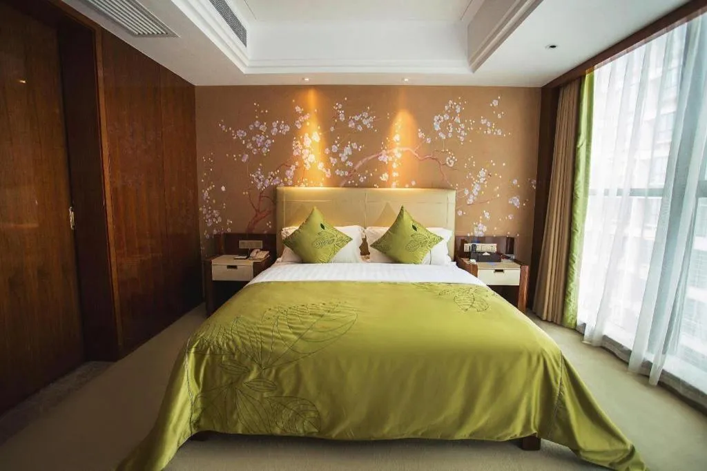 Bed in Yongzhou Chuang Fa Cheng XiaoXiangYi Hotel