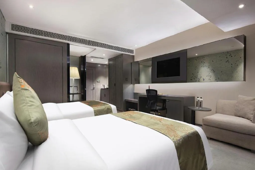 Bed in Yongzhou Chuang Fa Cheng XiaoXiangYi Hotel