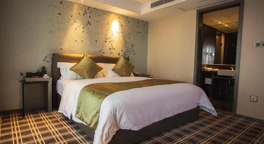 Bed in Yongzhou Chuang Fa Cheng XiaoXiangYi Hotel