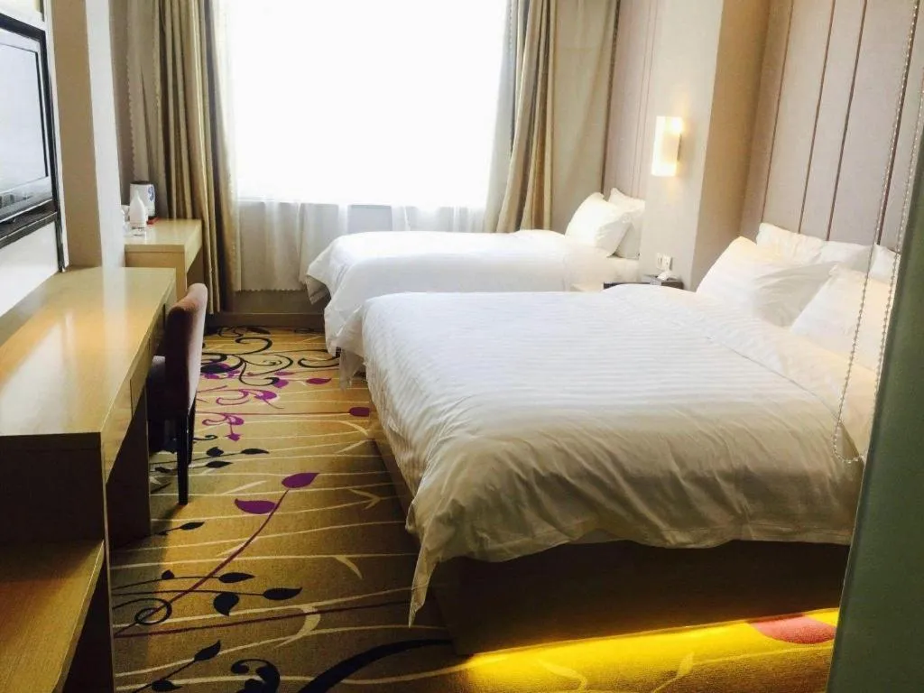 Bed in Lavande Hotel Yantai Train Station Branch