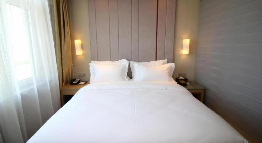 Bed in Lavande Hotel Yantai Train Station Branch