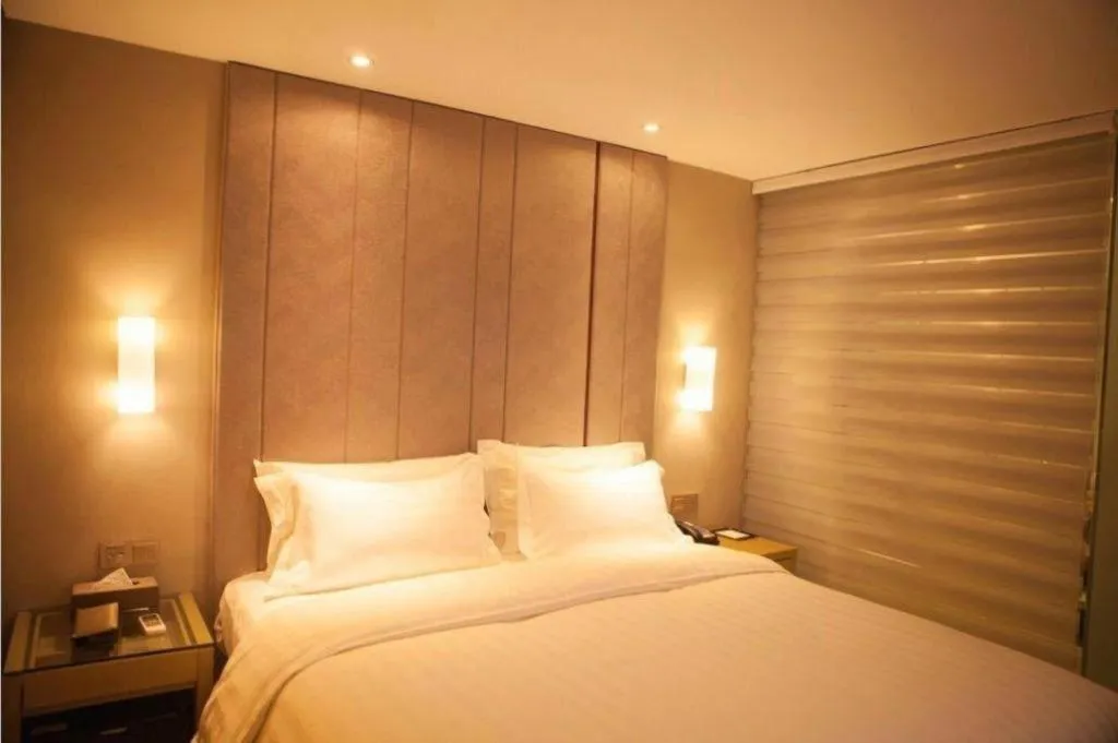 Bed in Lavande Hotel Yantai Train Station Branch