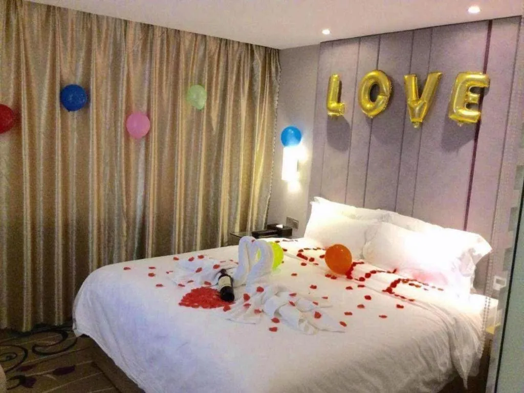 Bed in Lavande Hotel Yantai Train Station Branch