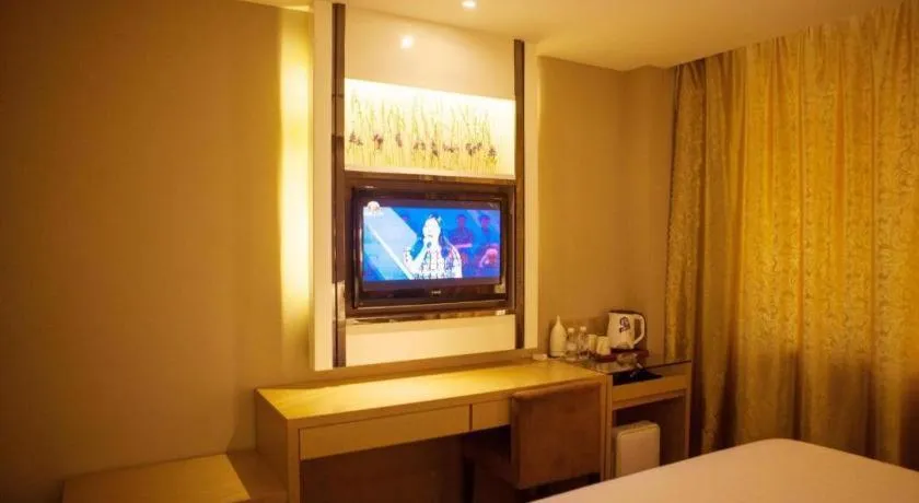 Bed in Lavande Hotel Yantai Train Station Branch