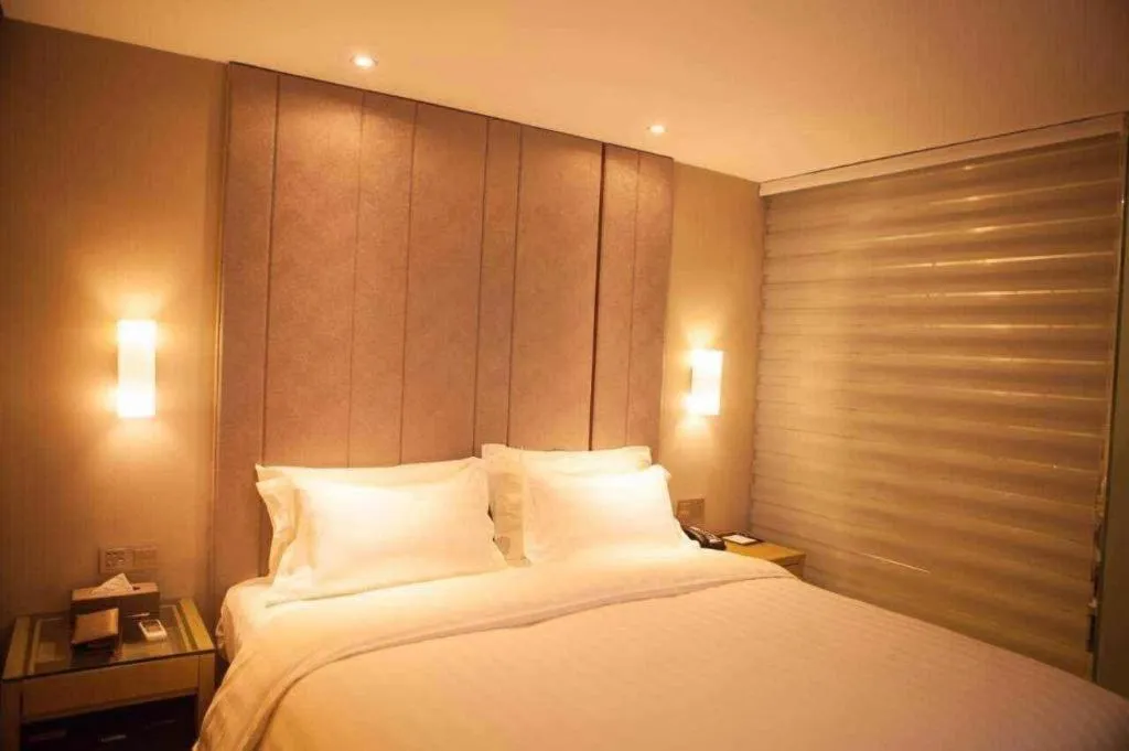 Bed in Lavande Hotel Yantai Train Station Branch