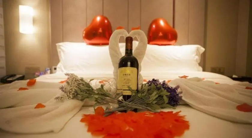 Bed in Lavande Hotel Yantai Train Station Branch