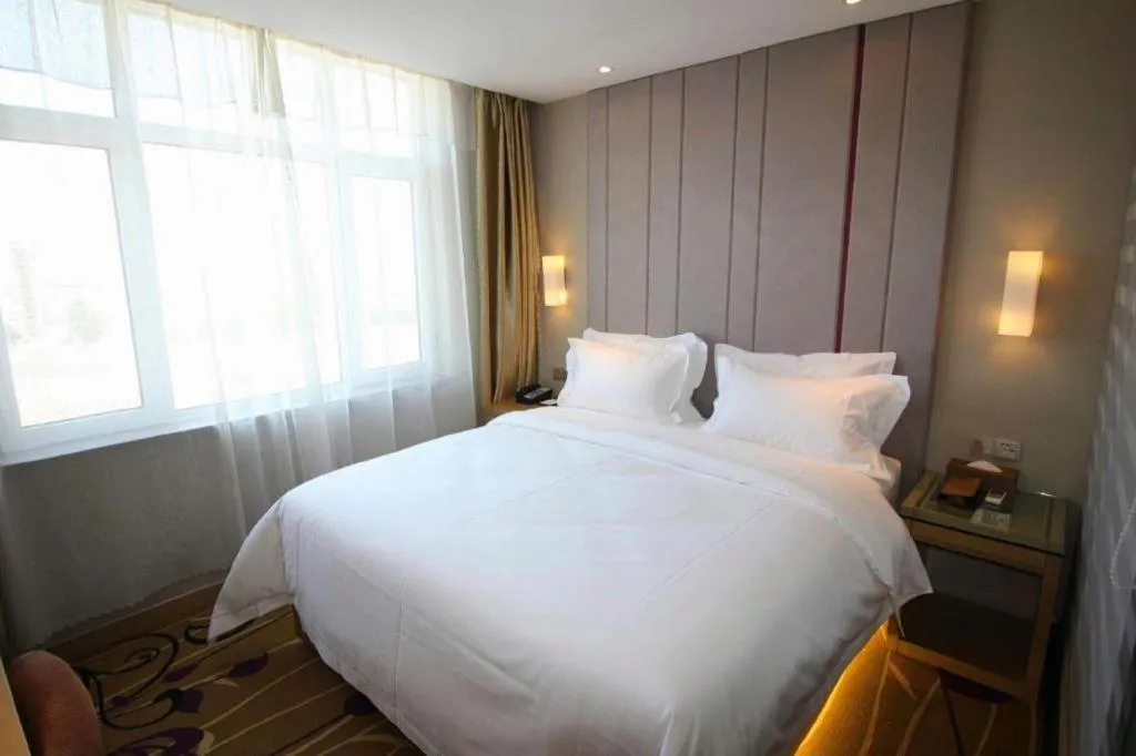 Bed in Lavande Hotel Yantai Train Station Branch