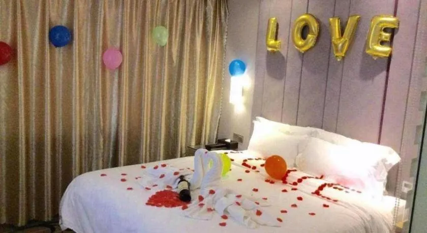 Bed in Lavande Hotel Yantai Train Station Branch