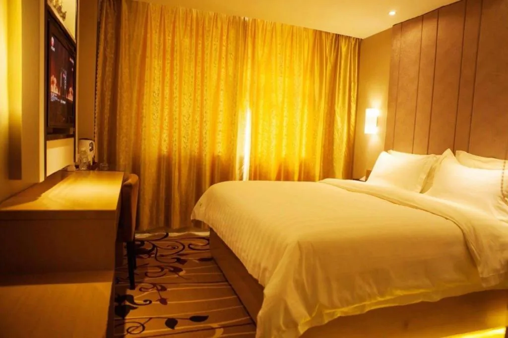 Bed in Lavande Hotel Yantai Train Station Branch