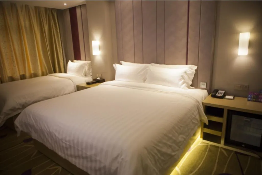 Bed in Lavande Hotel Yantai Train Station Branch