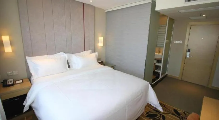 Bed in Lavande Hotel Yantai Train Station Branch