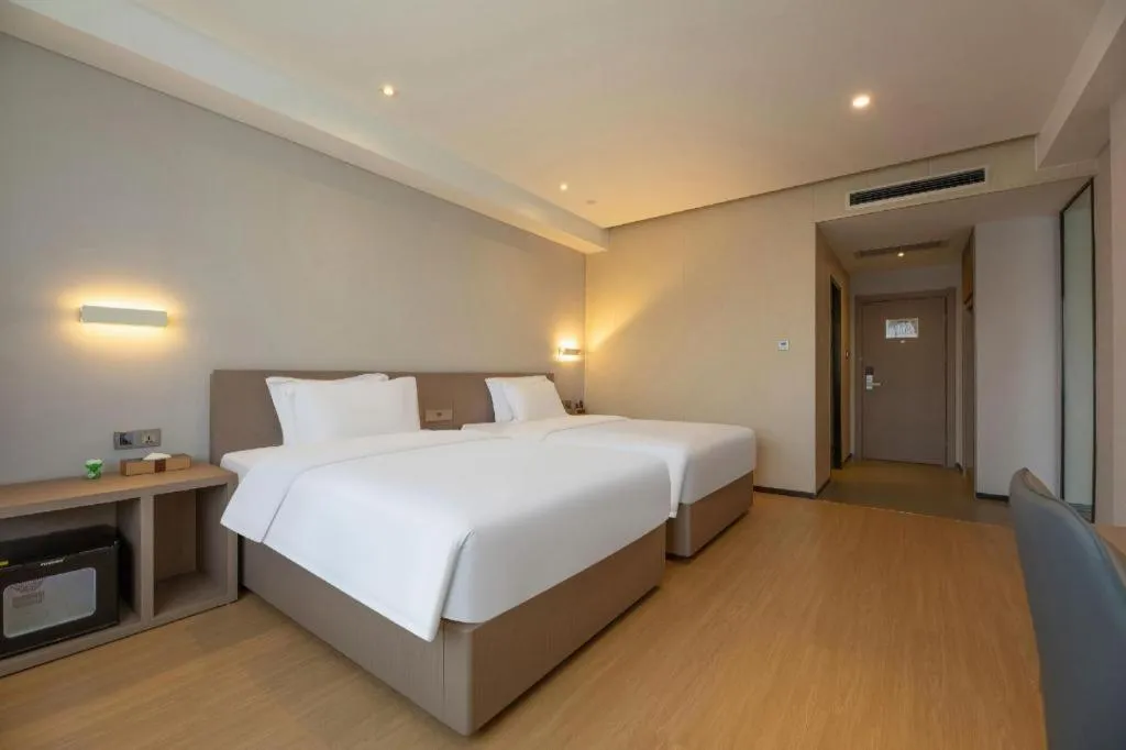 Bed in Lavande Hotel Shijiazhuang Museum Branch