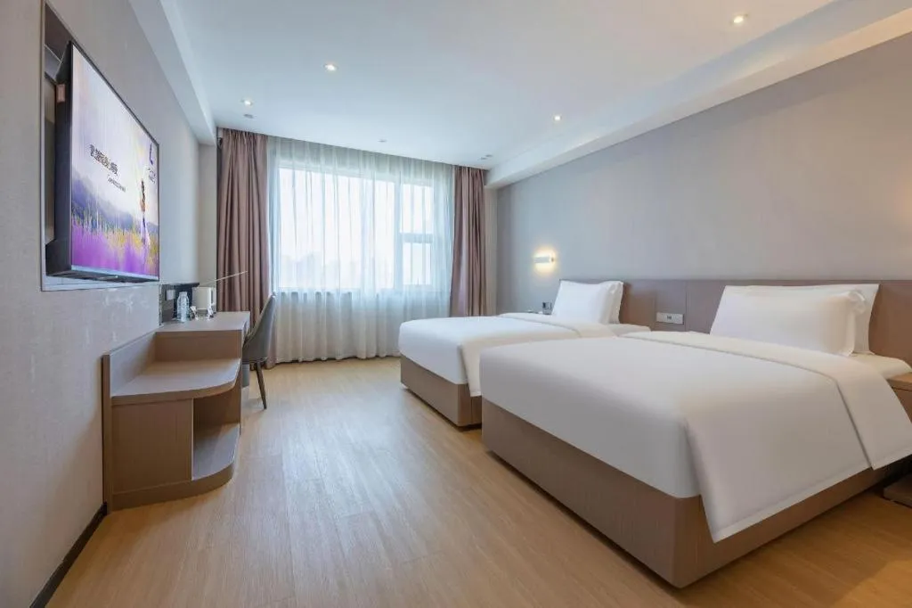 Bed in Lavande Hotel Shijiazhuang Museum Branch