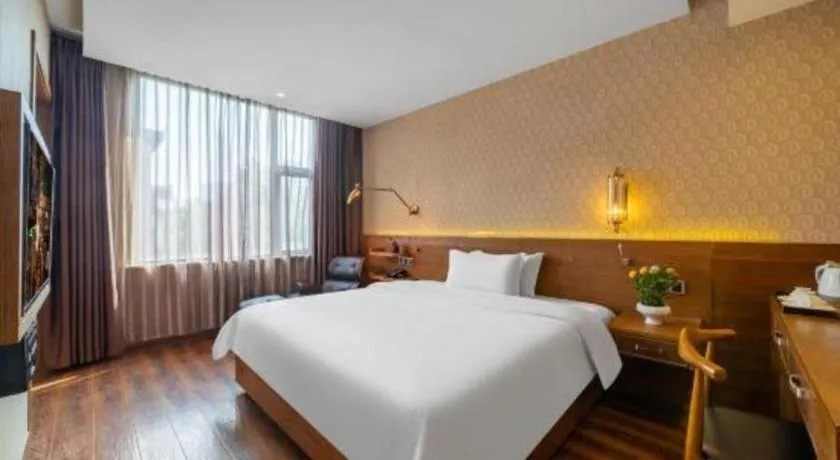 Bed in James Joyce Coffetel Wuxi Taihu Square Subway Station Branch