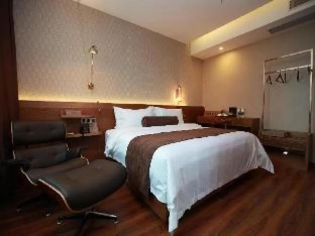 Bed in James Joyce Coffetel Wuxi Taihu Square Subway Station Branch