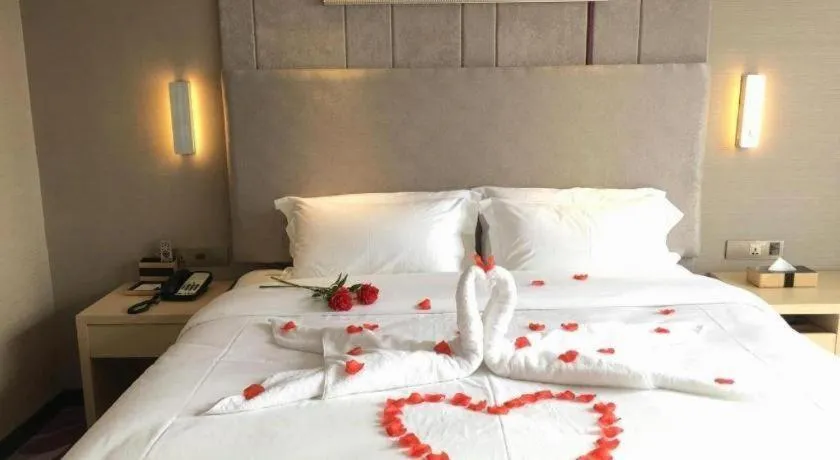 Bed in Lavande Hotel Yichang Railway East Station Branch