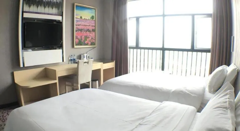 Bed in Lavande Hotel Yichang Railway East Station Branch