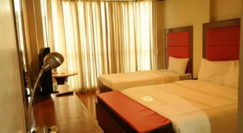 Bed in Chocolate and Berries Hotel