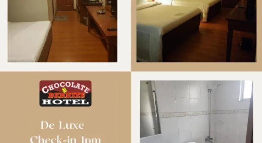 Bed in Chocolate and Berries Hotel