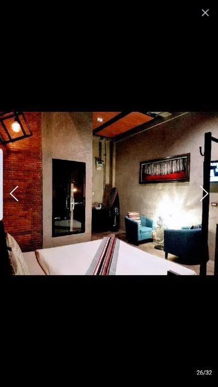 Bed in Theloft boutique nakhonpanom