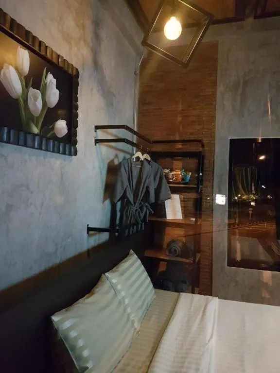 Bed in Theloft boutique nakhonpanom