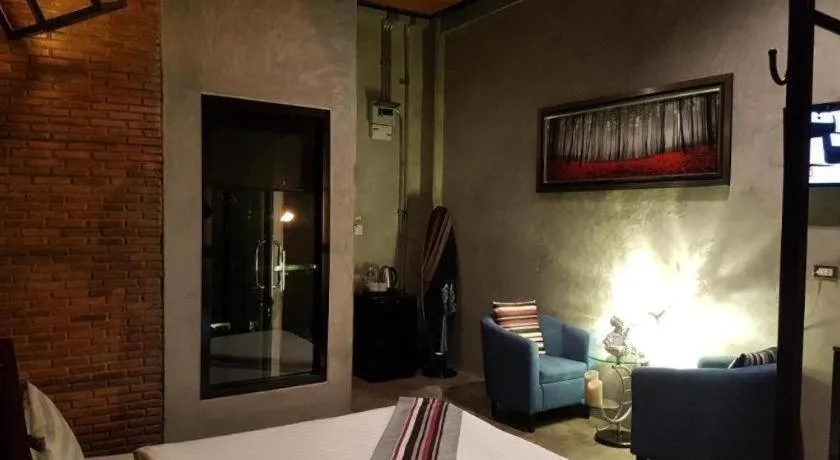 Bed in Theloft boutique nakhonpanom