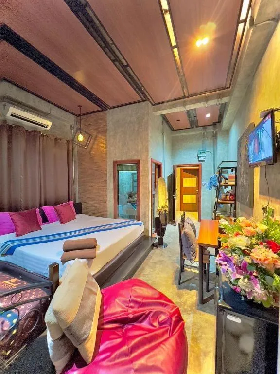 Bed in Theloft boutique nakhonpanom