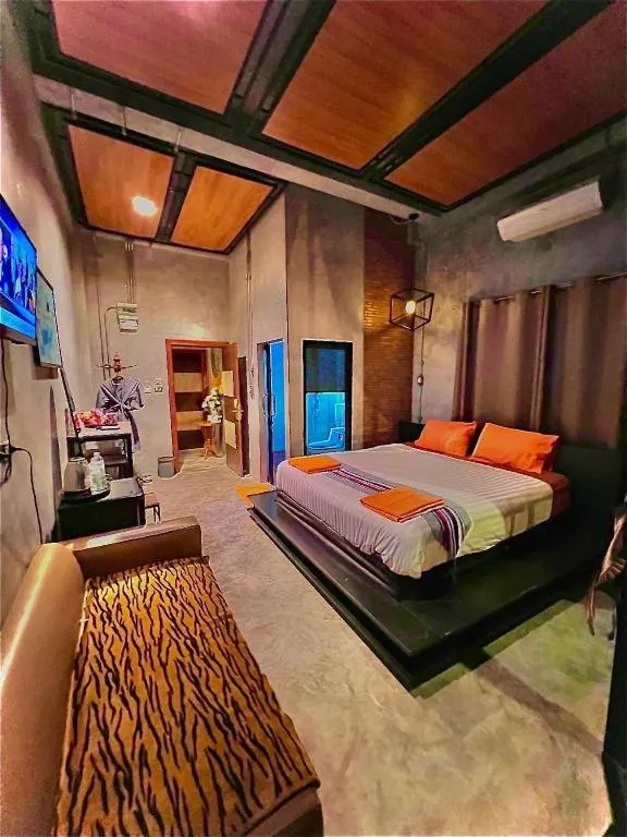 Bed in Theloft boutique nakhonpanom