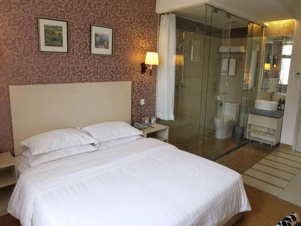 Bed in Pankun Business Hotel