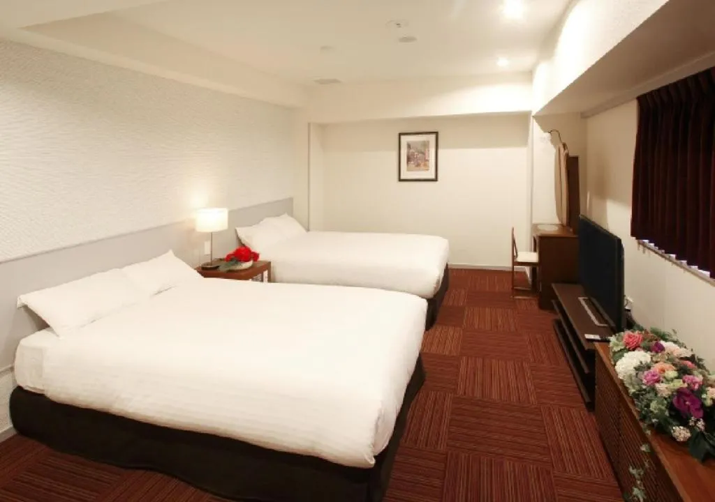 Bed in Hotel Grand Shinonome