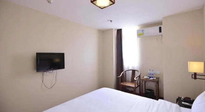 Bed in BOOK PAVILION HOTEL