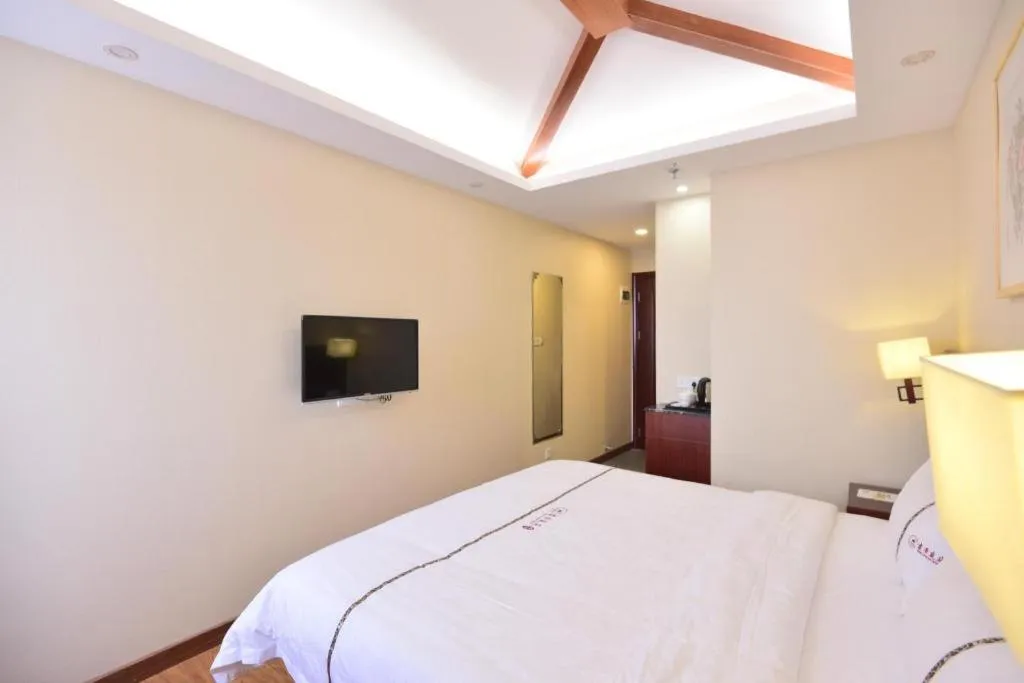 Bed in BOOK PAVILION HOTEL