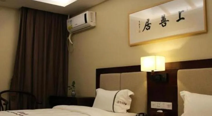 Bed in BOOK PAVILION HOTEL