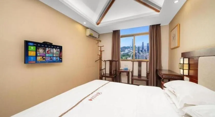 Bed in BOOK PAVILION HOTEL