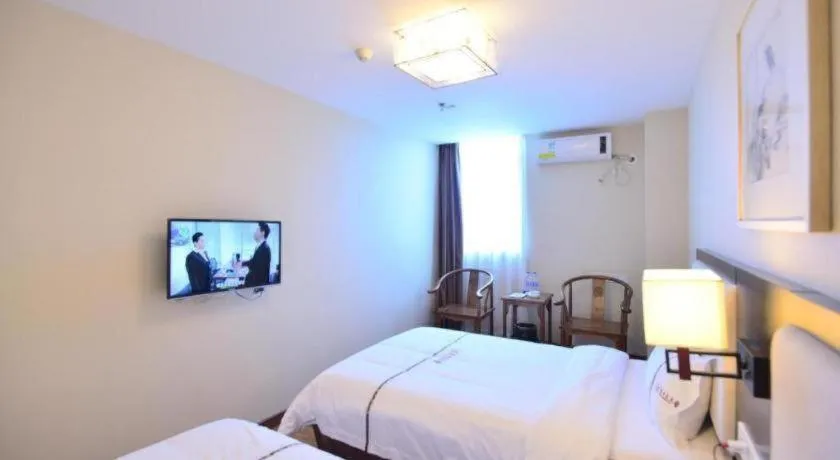 Bed in BOOK PAVILION HOTEL