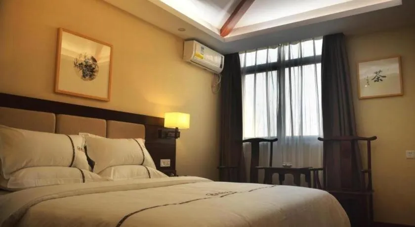 Bed in BOOK PAVILION HOTEL