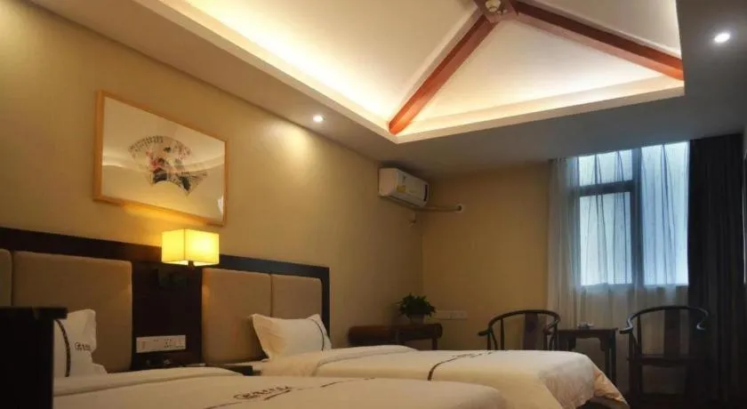 Bed in BOOK PAVILION HOTEL