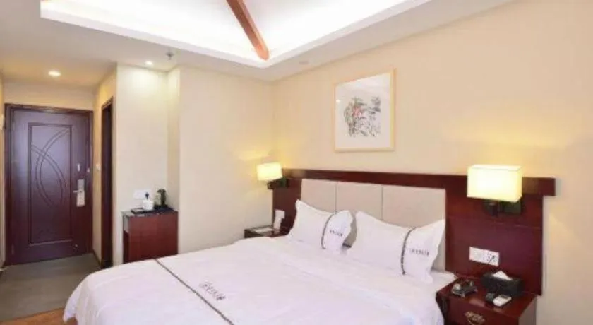 Bed in BOOK PAVILION HOTEL