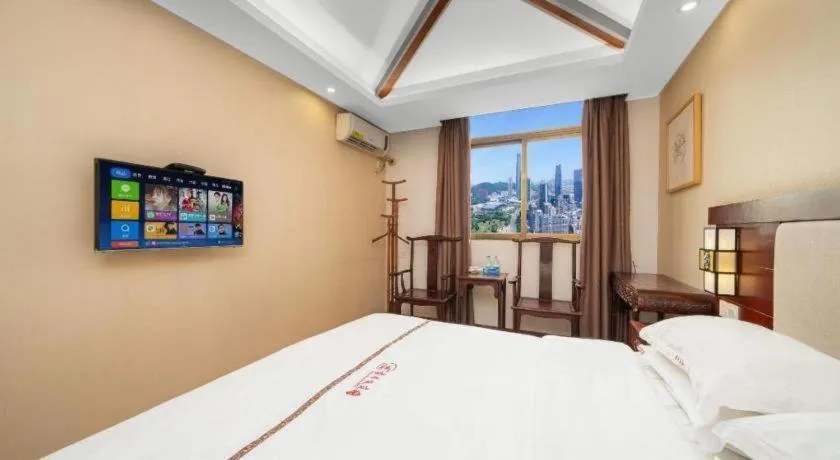 Bed in BOOK PAVILION HOTEL